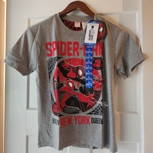 Spider-Man Gray and Red Kids Tee
